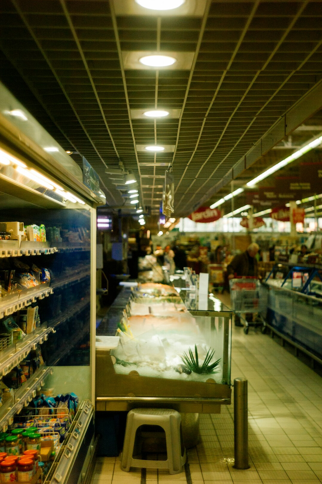 store detective watching customer
